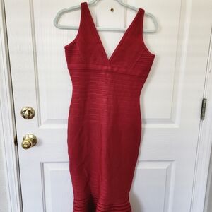 Legerbabe Factory Bandage Style Dress with Peplum Hem